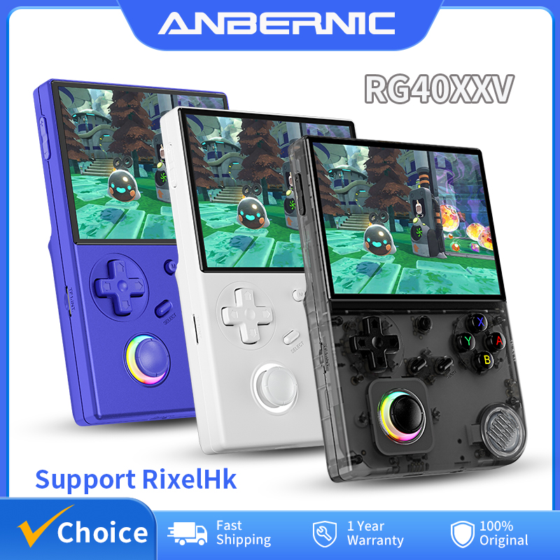 Retro Gaming Laptop - ANBERNIC RG40XXV Retro Handheld Game Console