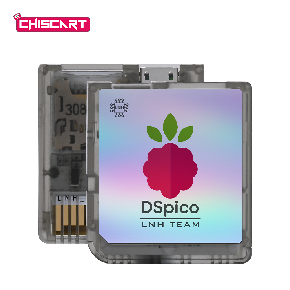 Retro Gaming Usb Stick - Chiscart Transparent Frosted MicroUSB DSpico Game