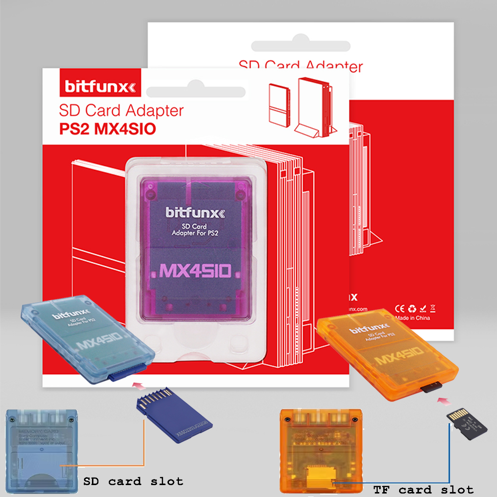 Retro Gaming Usb Stick - MX4SIO SIO2SD TF/SD Card Adapter Card