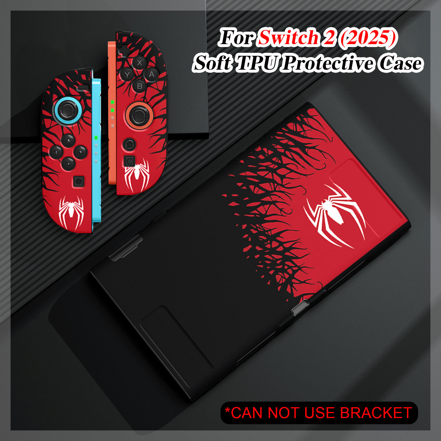 Retro Gaming Case - Spider Theme Protective Case For Nintendo