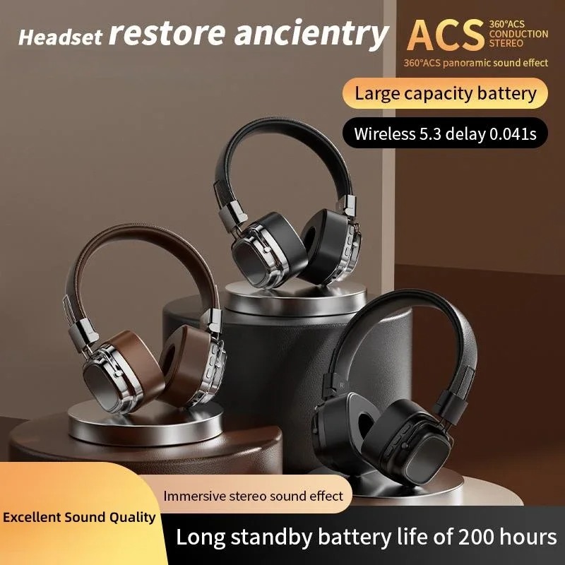 Retro Gaming Phone - Retro Trendy Wireless Headphone Bluetooth 5.3
