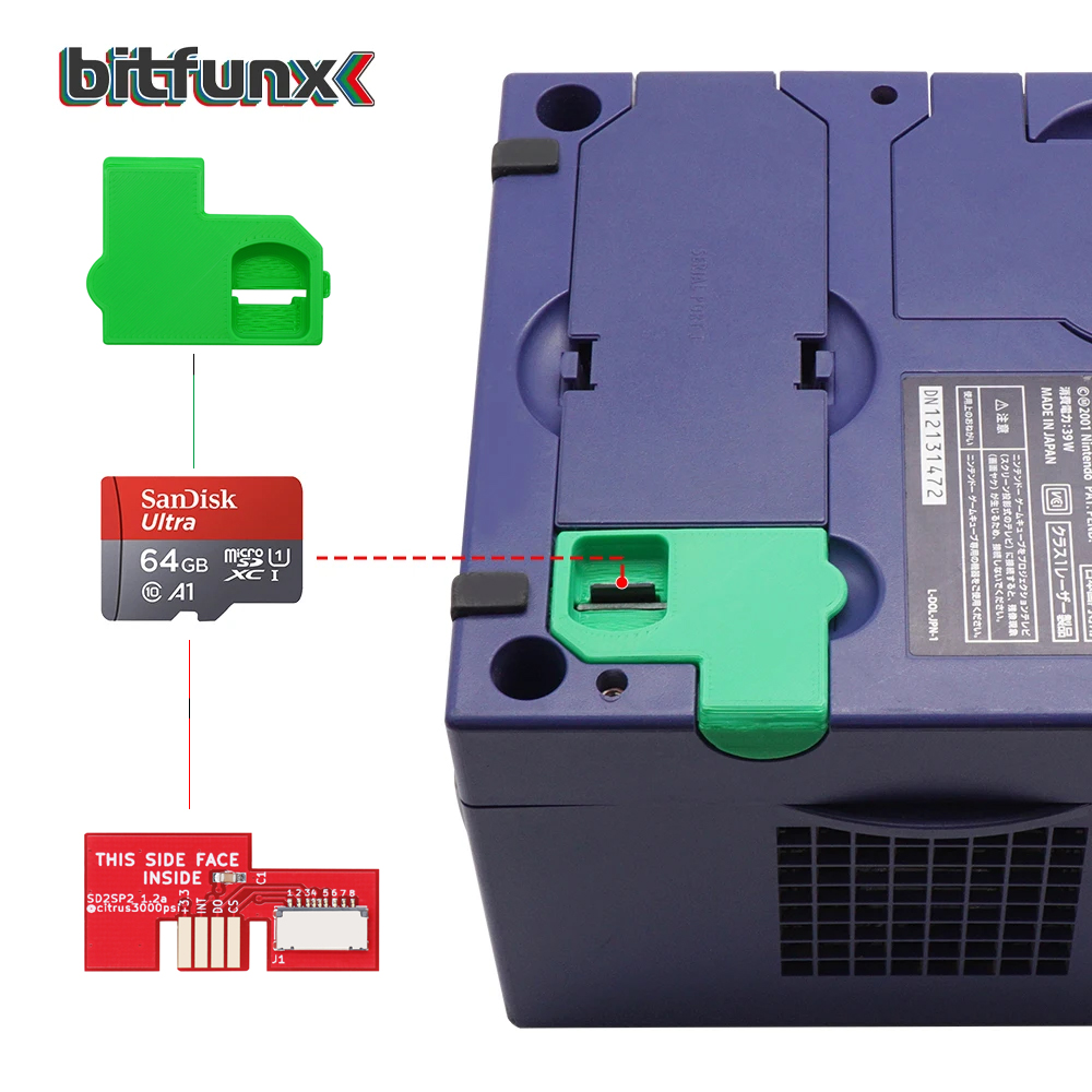 Bitfunx 3D Pinted SD2SP2 Cover - огляд і ціна Retro Gaming Usb Stick