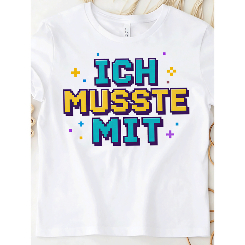 Ich Musste Mit German Meme T-S - огляд і ціна Retro Gaming Fonts