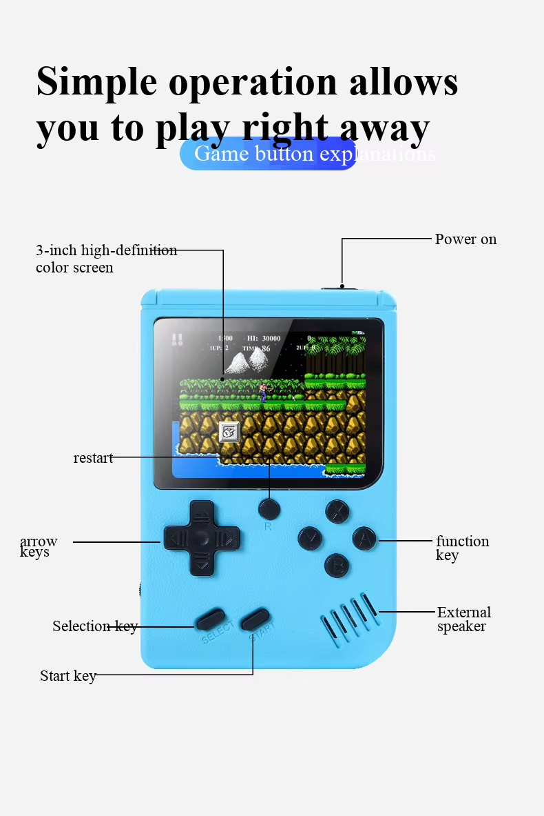400 In 1 MINI Games Handheld G - огляд і ціна Retro Gaming Console Lego
