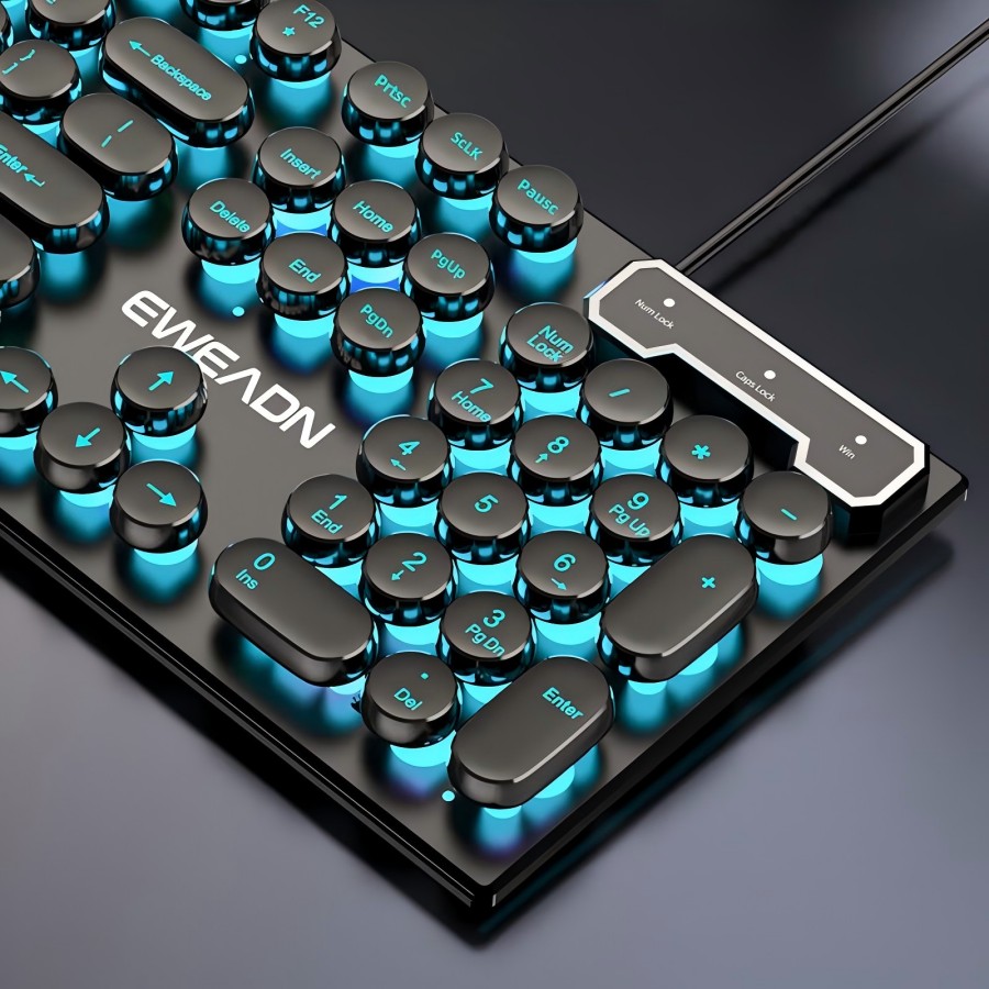 EWEADN Typewriter Gaming Keybo - огляд і ціна Retro Gaming Laptop
