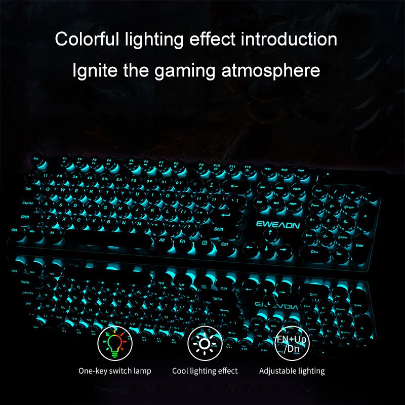 EWEADN Typewriter Gaming Keybo - огляд і ціна Retro Gaming Laptop