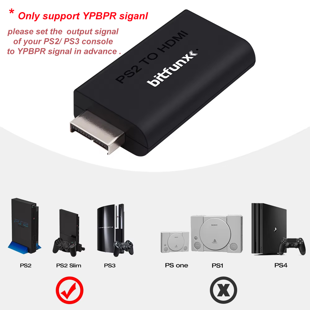 Bitfunx PS2 YPBPR to HDMI™ Ada - огляд і ціна Retro Gaming Usb Stick