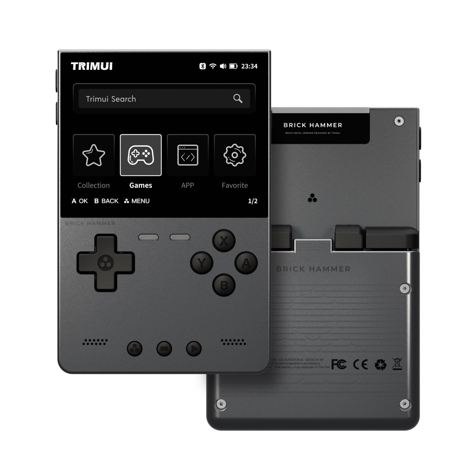 TRIMUI BRICK HAMMER Retro Hand - огляд і ціна Retro Gaming Phone