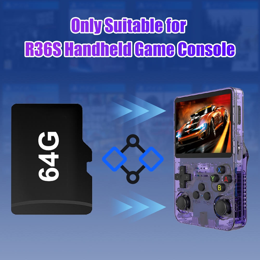 64G Game TF Card for R36S Vide - огляд і ціна Console Retro Gaming Portable